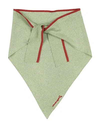 Jacquemus Woman Scarf Light Green Size - Viscose, Cotton, Polyester, Polyamide