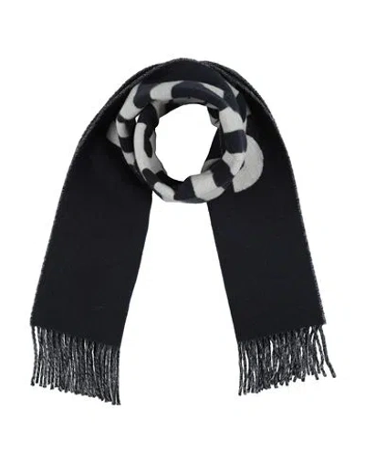 Jacquemus Woman Scarf Navy Size - Virgin Wool