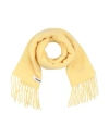 Jacquemus Woman Scarf Pastel Yellow Size - Alpaca Wool, Mohair Wool, Virgin Wool, Polyamide
