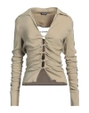 Jacquemus Woman Shirt Beige Size 6 Viscose, Silk, Elastane In Beige