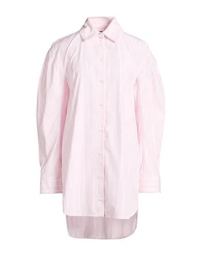 Jacquemus Woman Shirt Pink Size 8 Cotton