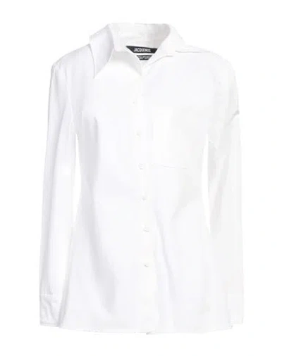 Jacquemus Woman Shirt White Size 10 Cotton