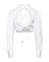 Jacquemus La Chemise Plidao Cropped Shirt In White