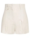 Jacquemus Woman Shorts & Bermuda Shorts Beige Size 2 Virgin Wool In Beige