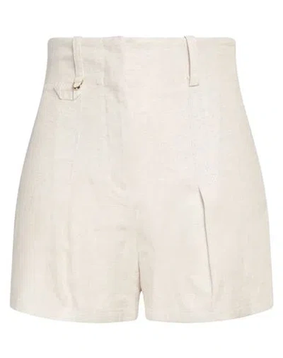 Jacquemus Woman Shorts & Bermuda Shorts Beige Size 2 Virgin Wool