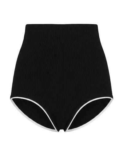 Jacquemus Woman Shorts & Bermuda Shorts Black Size 4 Virgin Wool, Polyamide