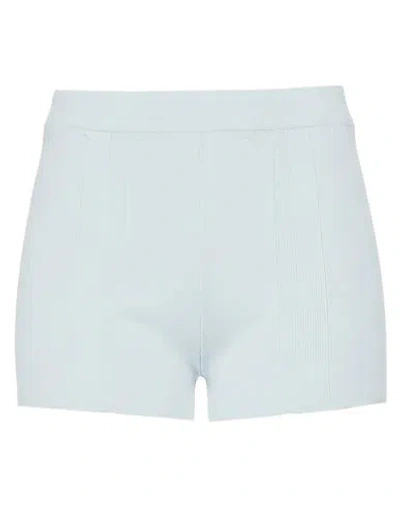 Jacquemus Woman Shorts & Bermuda Shorts Sky Blue Size 8 Viscose, Polyamide, Elastane