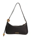 Jacquemus Woman Shoulder Bag Black Size - Leather In Black