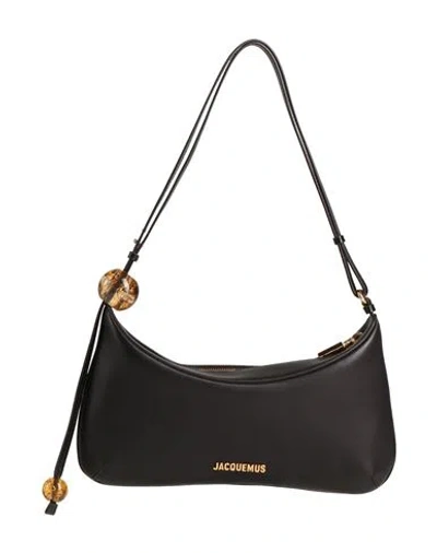 Jacquemus Woman Shoulder Bag Black Size - Leather