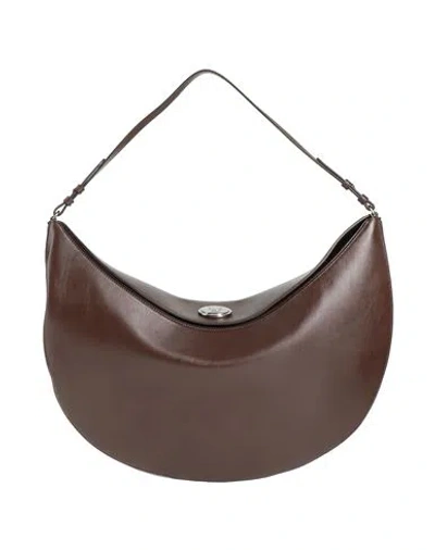 Jacquemus Woman Shoulder Bag Chocolate Brown Size - Calfskin