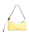 Jacquemus Woman Shoulder Bag Yellow Size - Lambskin In Yellow
