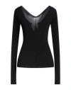 Jacquemus Long-sleeved Top 'le Haut In Black