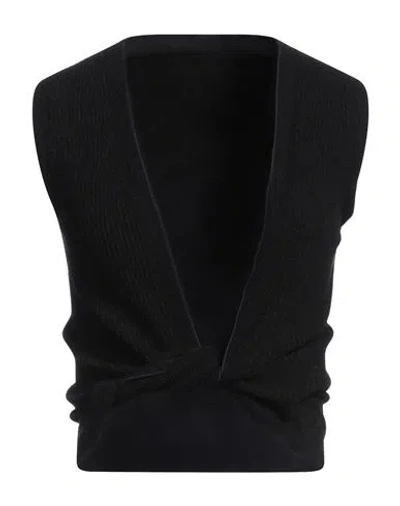 Jacquemus Woman Sweater Black Size 0 Cotton, Polyamide, Viscose