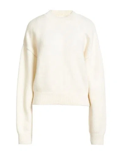 Jacquemus Woman Sweater Ivory Size M Alpaca Wool, Polyamide, Merino Wool In White