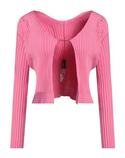 JACQUEMUS JACQUEMUS WOMAN SWEATER MAGENTA SIZE 8 VISCOSE, POLYAMIDE, ELASTANE, POLYESTER