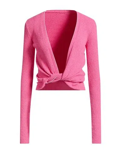 Jacquemus Woman Sweater Pink Size 0 Cotton, Polyamide, Viscose