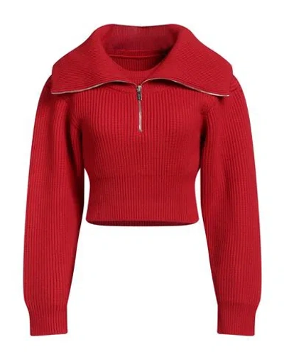Jacquemus Woman Sweater Red Size 4 Merino Wool In Red