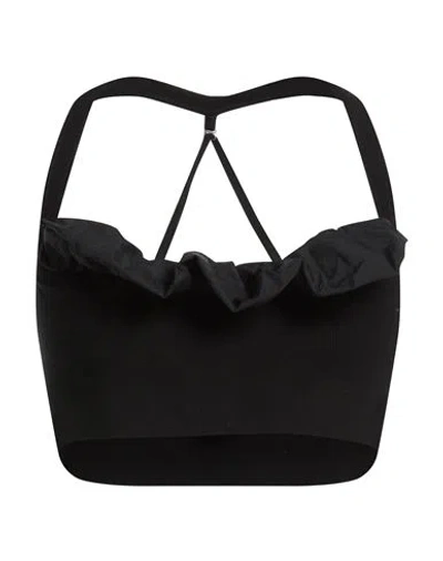 Jacquemus Woman Top Black Size 0 Viscose, Polyester, Polyamide, Elastane