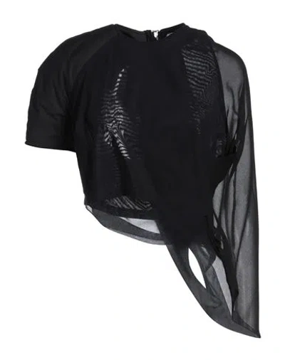 Jacquemus Woman Top Black Size 10 Polyester, Polyamide, Elastane