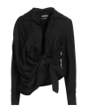 Jacquemus Black La Chemise Bahia Long-sleeve Shirt In Black