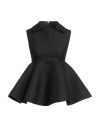 Jacquemus Woman Top Black Size 6 Virgin Wool, Silk In Black