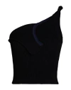 Jacquemus Asymmetric Top In Black