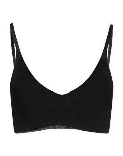 Jacquemus Woman Top Black Size M Viscose, Polyester, Polyamide