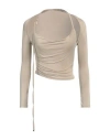 Jacquemus Le Haut Peplo Top In Beige