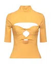Jacquemus T-shirts In Yellow