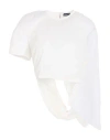 Jacquemus Woman Top White Size 8 Polyester, Polyamide, Elastane