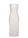 Jacquemus La Robe Bikini Strapless Midi Dress In Neutral