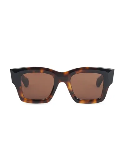 Jacquemus Women's Baci 50mm Square Sunglasses In Brown