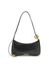 Jacquemus Women Bisou Perle Large Shoulder Bag In Black