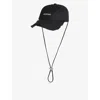 Jacquemus Le Casquette Artichaut Baseball Hat In Black