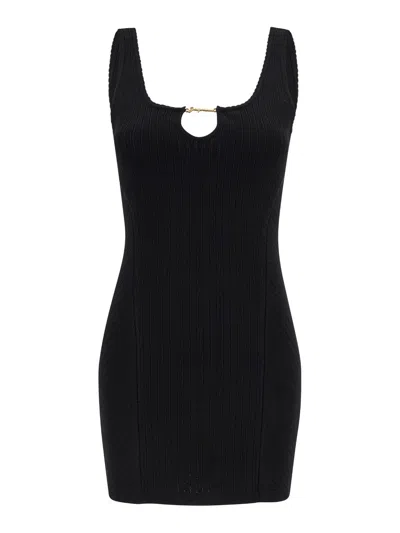 JACQUEMUS JACQUEMUS WOMEN BLACK 'LA MINI ROBE SIERRA' DRESS IN BLACK VISCOSE WOMAN