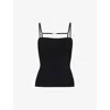 Jacquemus Le Haut Sierra Viscose Top In Black