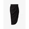 JACQUEMUS SAUDADE ASYMMETRIC WOVEN MINI SKIRT