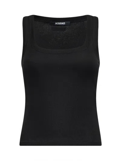 Jacquemus Women Black The Gros Grain Tank Top