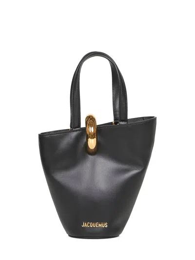 Jacquemus Women Black The Small Bambola Bucket Bag In Multi