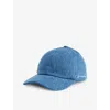 JACQUEMUS JACQUEMUS WOMEN'S BLUE LA CASQUETTE BRAND-EMBROIDERED DENIM CAP