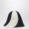 Jacquemus Bob Hat Gelato In Navy And White Canvas