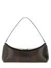 Jacquemus Le Calisson Crocodile-effect Leather Shoulder Bag In Brown