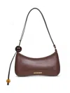 Jacquemus Women Brown The Bisou Perle Shoulder Bag In Multi