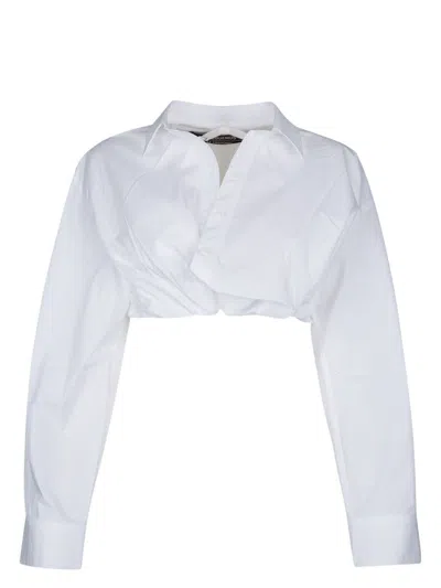 Jacquemus Women's Camicia Shirt In White