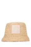 Jacquemus Intricate Textured Woven Hat In Multicolor