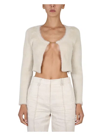 Jacquemus Women's Cardigan La Maille Snow In White