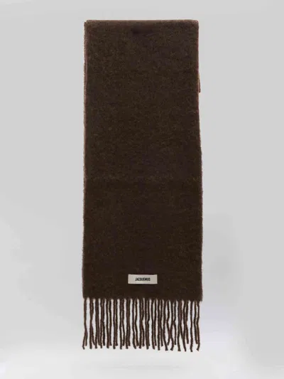 Jacquemus Women Carro Scarf In Brown