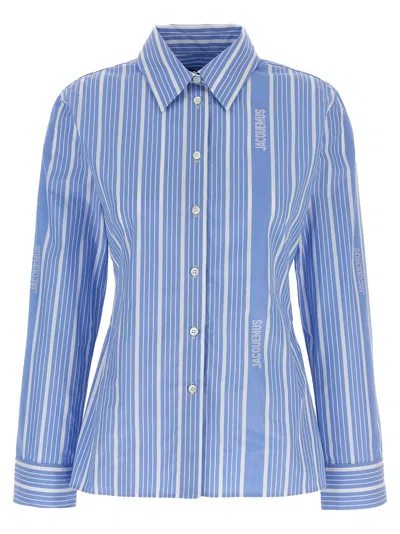 Jacquemus Women's Chemise De Costume Shirt In Blue