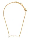 Jacquemus 'the Chain Script' Necklace In Silver