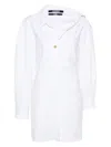 Jacquemus Women's Cotton Mini Shirt Dress